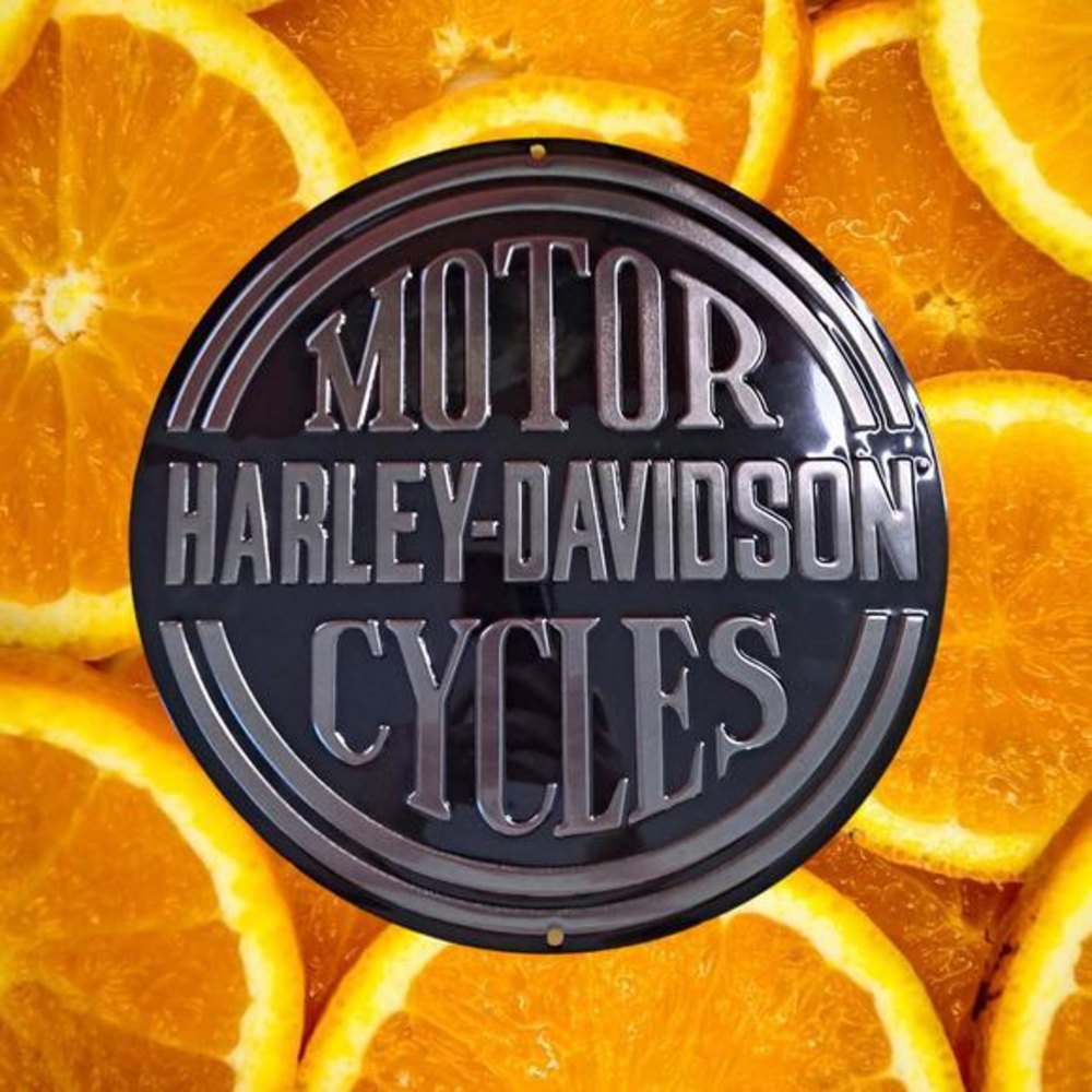 Harley‎ Davidson Motorcycles Wall Art 14in Round